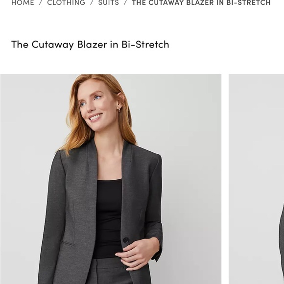 Women's Gray Blazer, Size 12 - Picture 10 of 15